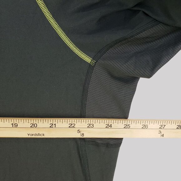 Nike Dri-Fit Long Sleeve Shirt Black Athletic Stretch Mens XL - Picture 8 of 10